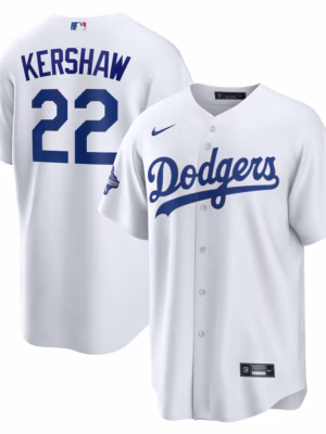 Clayton Kershaw Los Angeles Dodgers Nike Home 2025 World Series Champions Replica Jersey - White